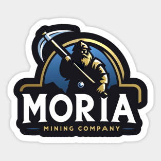 Moria Mining Company - Logo - Fantasy Sticker